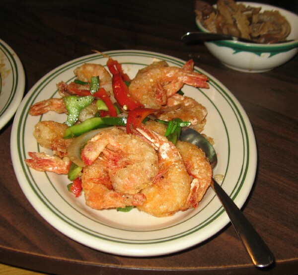 Stir-fried Salt and Pepper Shrimp